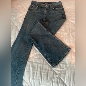 Calvin Klein Dark Blue Flare Jeans